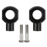 Custom Chrome Universal 2" Handlebar Top Risers Fit For Harley 1-1/2'' 1.5" Handlebars Gloss Black Chrome